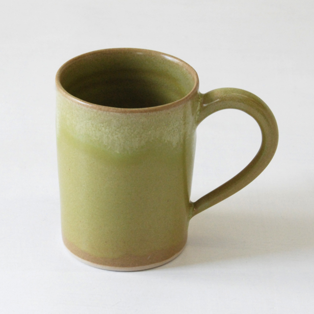 マグ crystal yellow green / Christiane Perrochon ストーンウェア