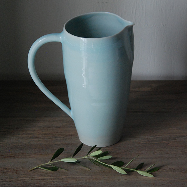 ピッチャー blue celadon H26 / christiane perrochon ポルセラン