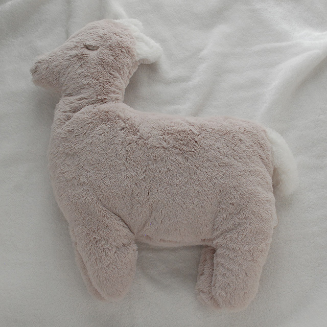 アルパカぬいぐるみ ピロー ルル グレージュ / Dimpel
