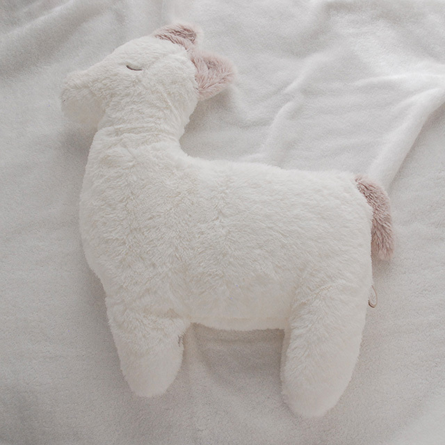 アルパカぬいぐるみ ピロー ルル ブラン / Dimpel