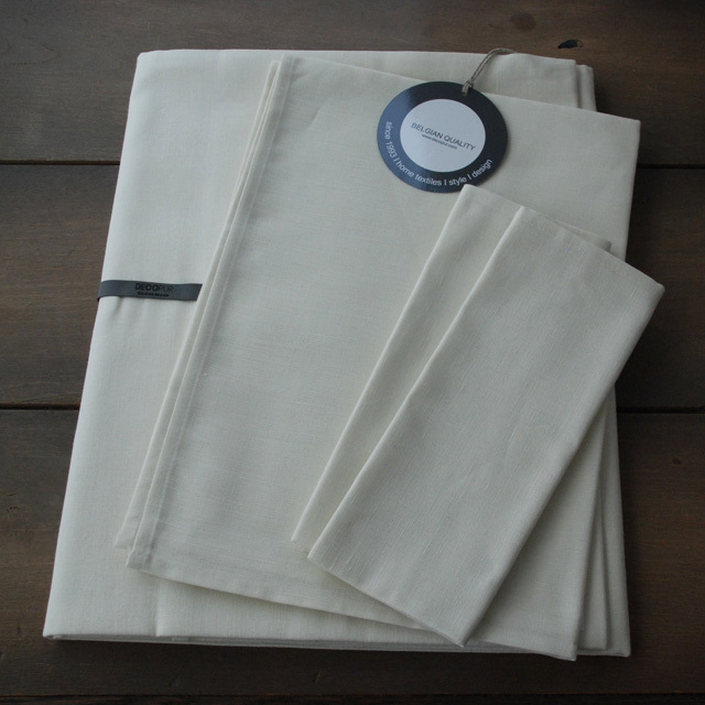 【SALE】デコピュール DECOPUR コットンリネンテーブルクロス・プレイスマット・ランナー Beige (DP-PTBA_BEI)